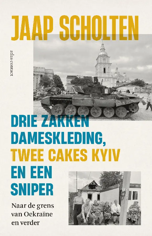 Drie zakken dameskleding, twee cakes Kyiv en een sniper