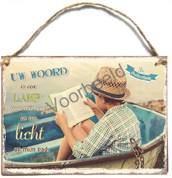Uw Woord is een lamp voor mijn voet en e