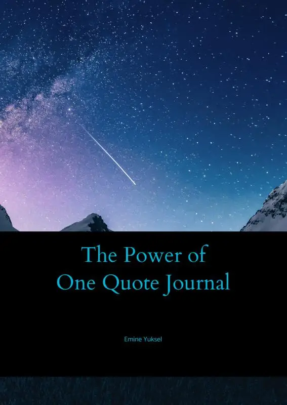 The Power of One Quote Journal
