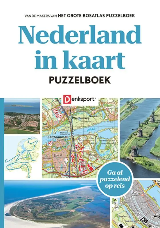 Denksport - Het Nederland in kaart Puzzelboek