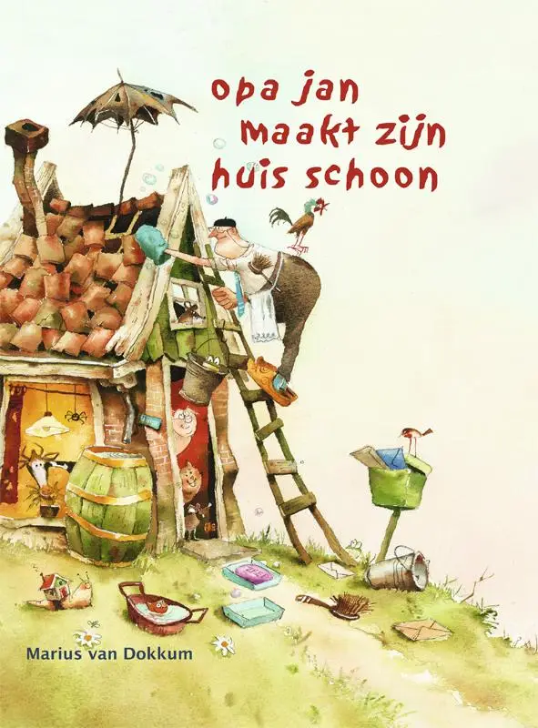 Opa Jan maakt zijn huis schoon / druk 1