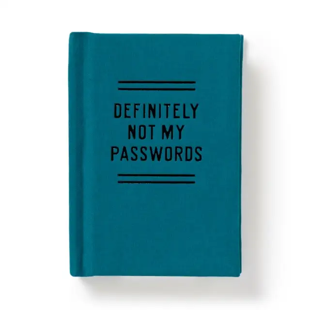 Definitely Not My Passwords Tiny Diary