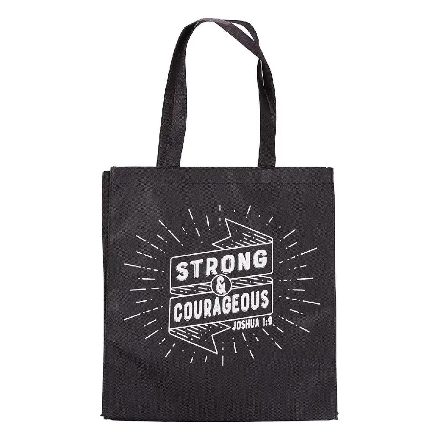 Strong and courageous - Black