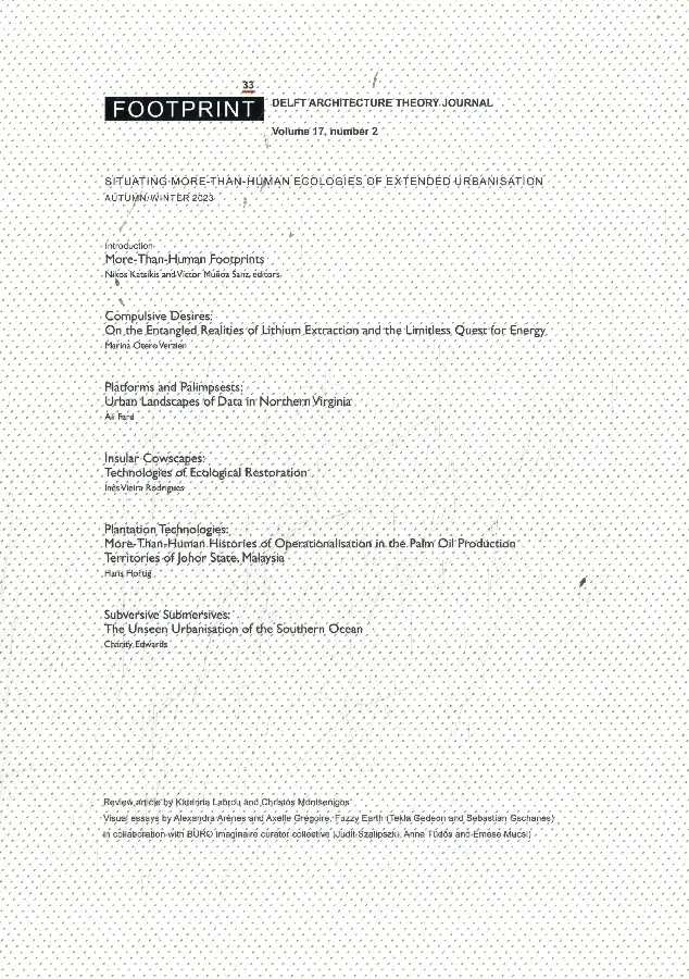 Situating more-than-Human Ecologies of Extended Urbanisation