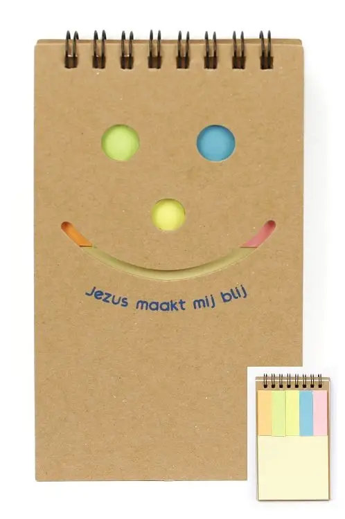 Notitieblokje Jezus maakt mij blij