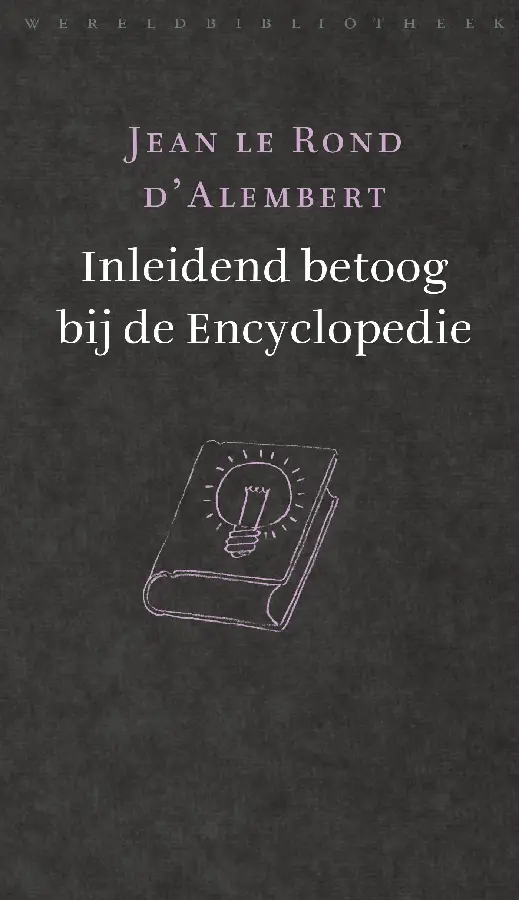 Inleidend betoog bij de Encyclopédie