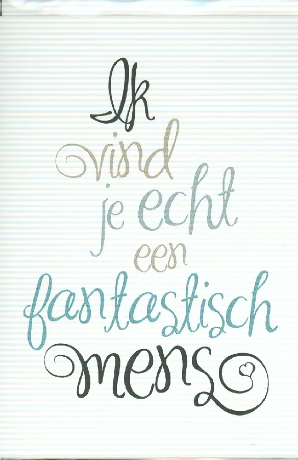 Wk puur echt een fantastisch mens
