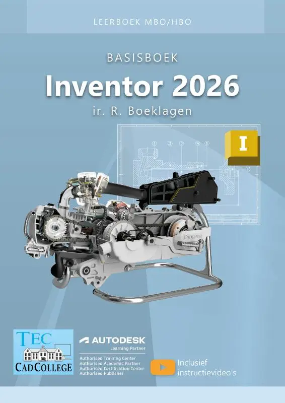 mbo/hbo / Inventor 2026 basisboek / Leerboek