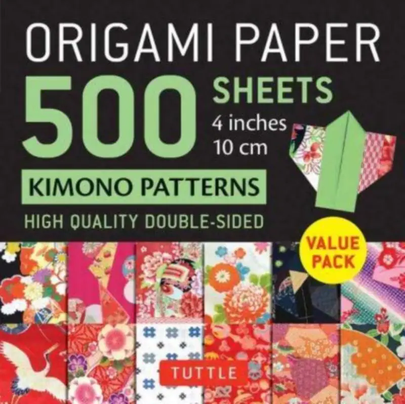 Origami Paper 500 sheets Kimono Patterns 4' (10 cm)