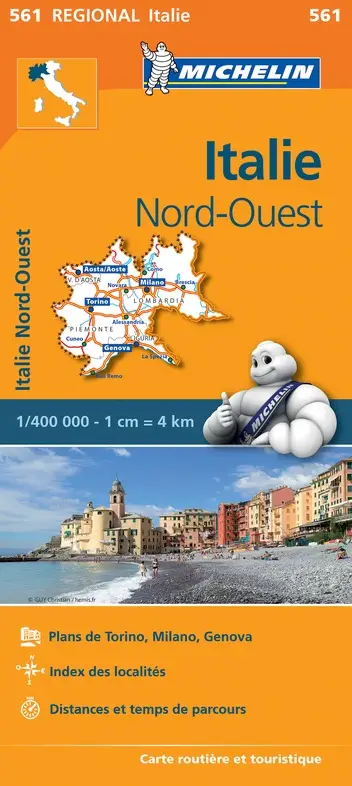 Michelin Wegenkaart 561 Italië Noordwest