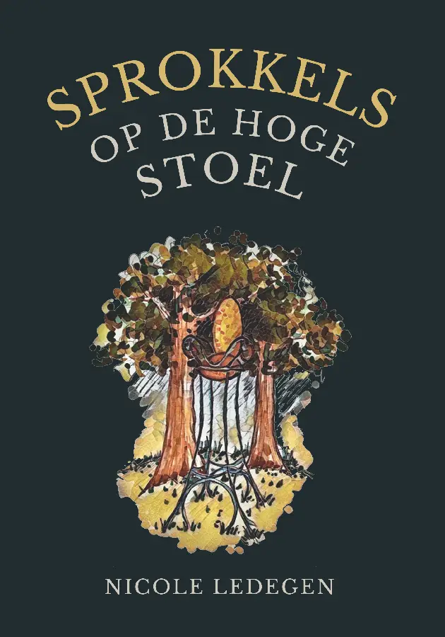 Sprokkels op de hoge stoel