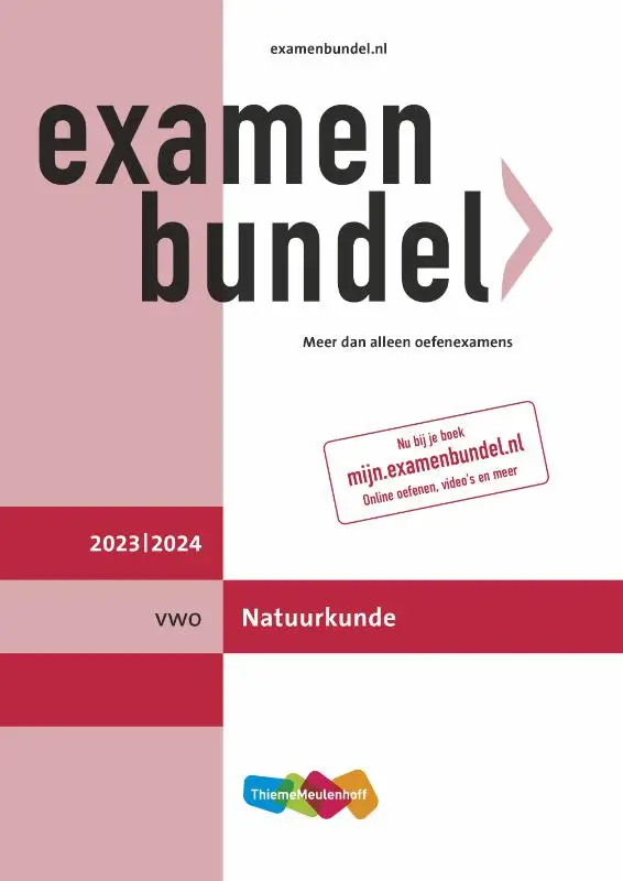 Examenbundel / vwo Natuurkunde 2023/2024