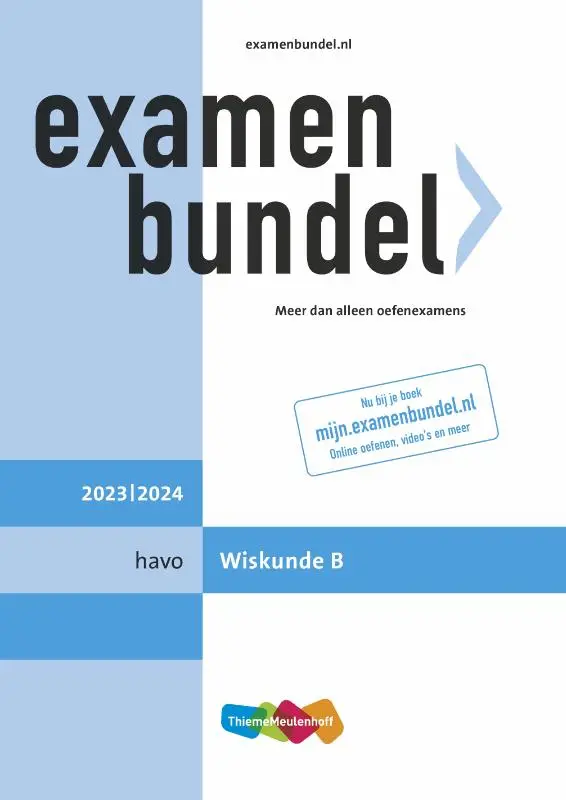 Examenbundel / havo Wiskunde B 2023/2024