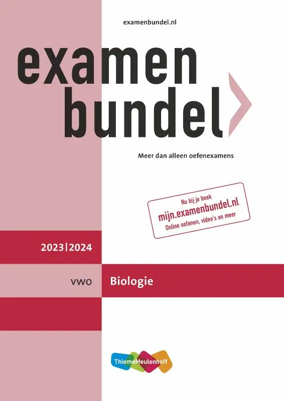 Examenbundel / vwo Biologie 2023/2024