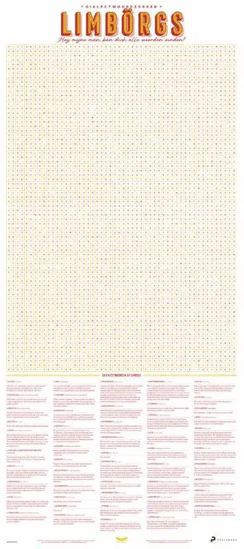 Dialectposter: LIMBURGS