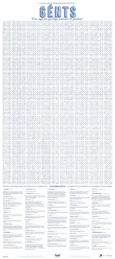 Dialectposter: GENTS