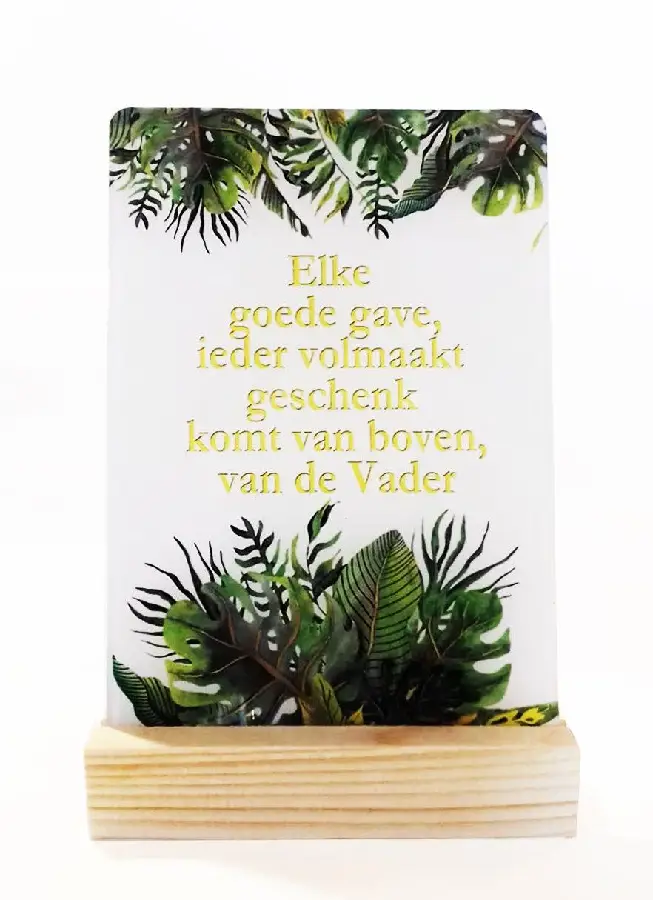 Elke goede gave komt van boven