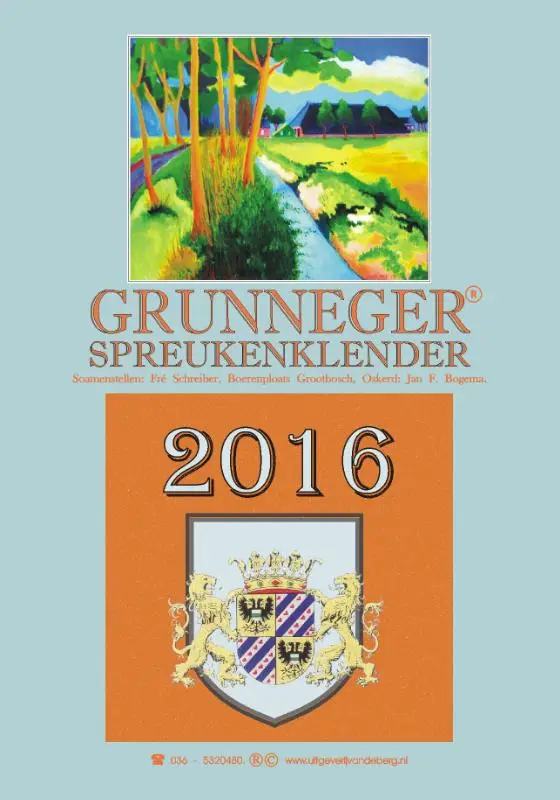 Grunneger spreukenklender / 2016