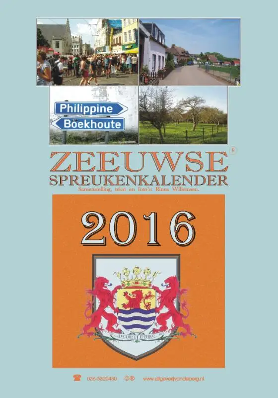 Zeeuwse spreukenkalender / 2016