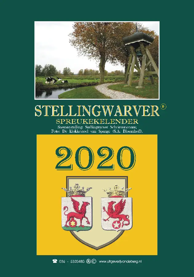 Stellingwarver spreukekelender 2020