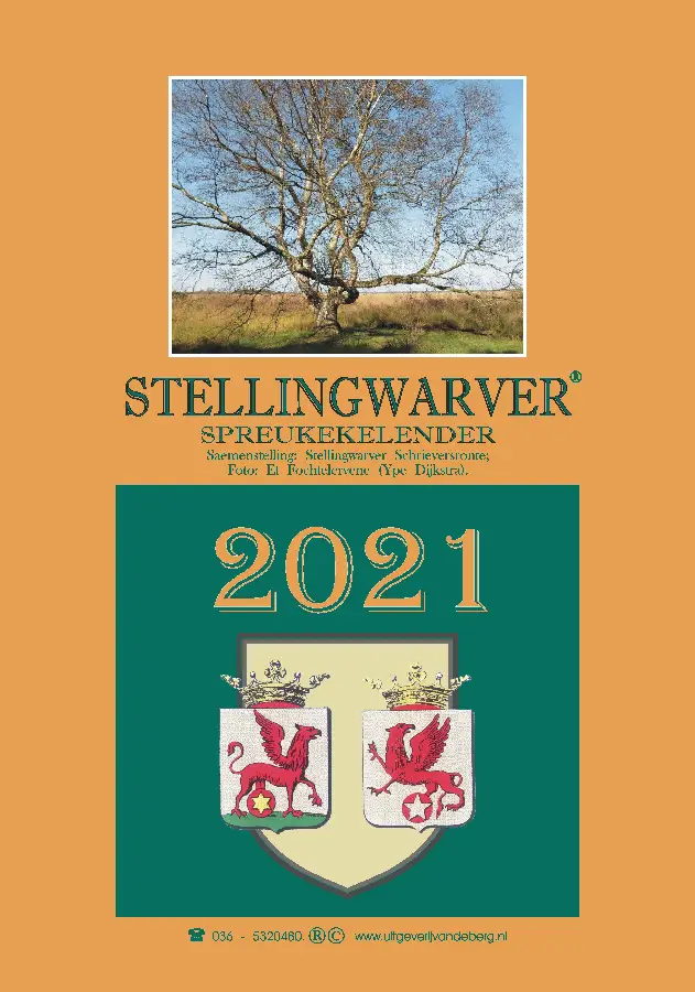 Stellingwarver spreukekelender 2021