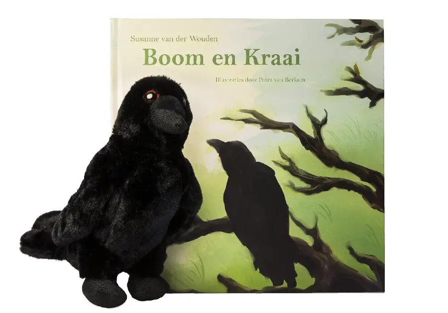 Boom en Kraai inclusief pluche kraai