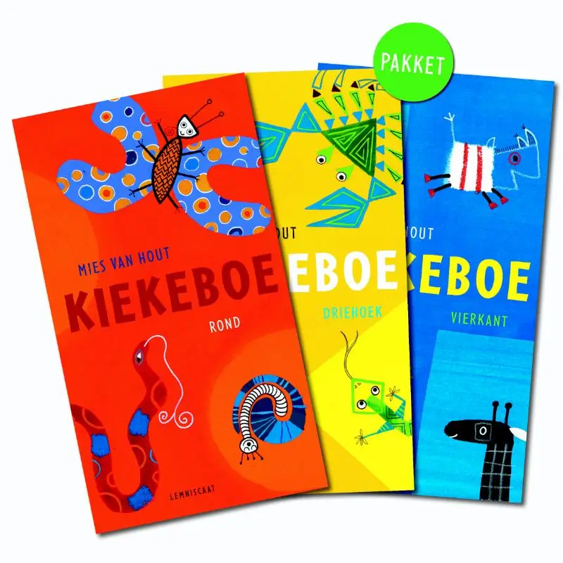Kiekeboe pakket Vierkant, Rond en Drieho