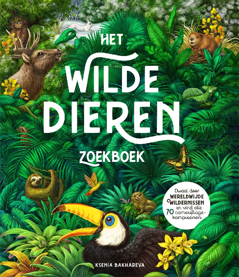 Het wilde dieren zoekboek