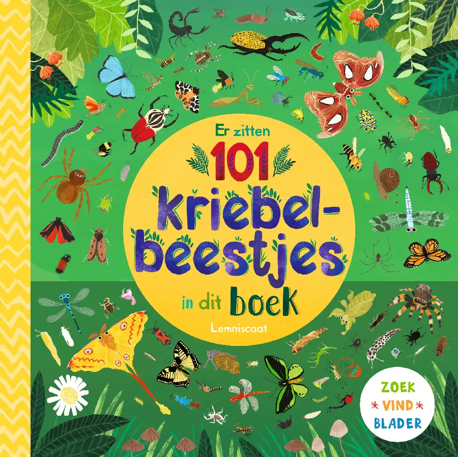 Er zitten 101 kriebelbeestjes in dit boe