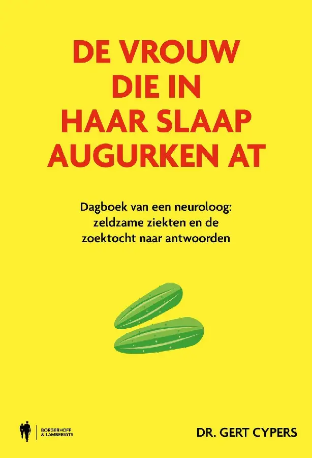 De vrouw die in haar slaap augurken at
