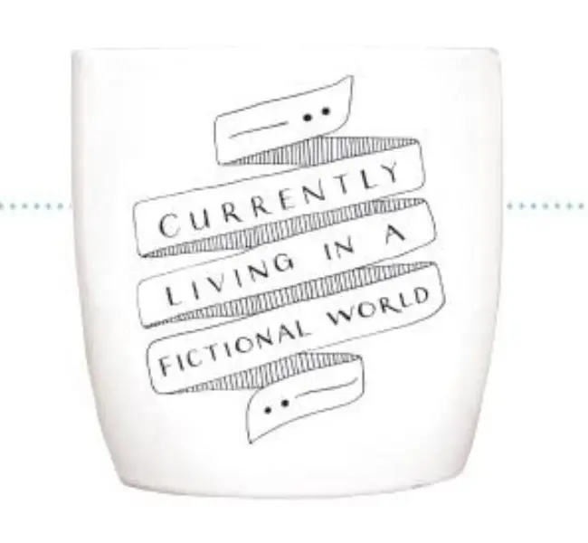 Blossom Mugs 8x Currently living in a fictional world