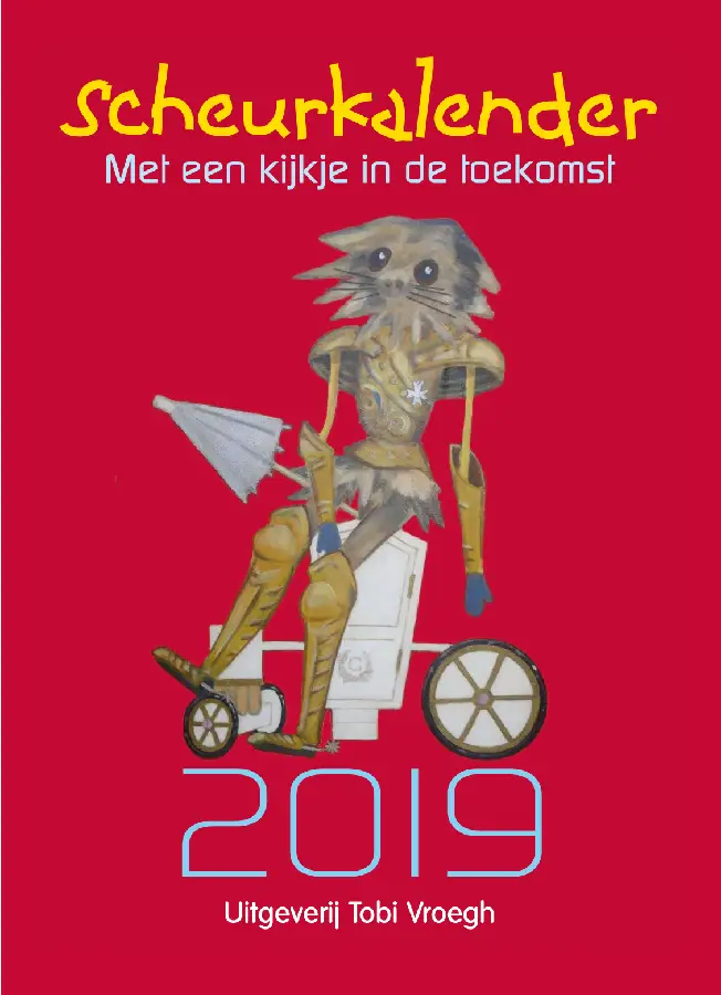 Scheurkalender met een kijkje in de toekomst / 2019