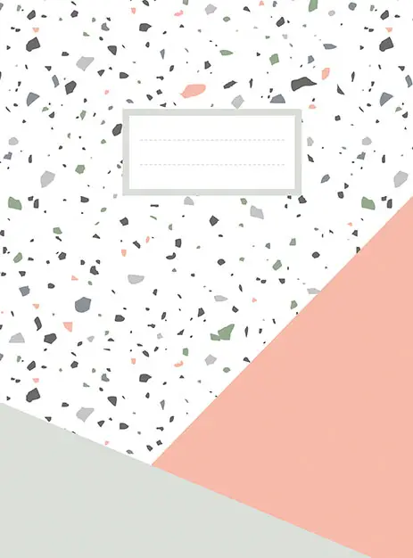 Terrazo schrift (ruiten)